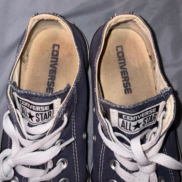 Converse‎ Chuck Taylor All Star Low Top Sneakers Navy Blue Canvas Size 7 Unisex - Picture 7 of 8